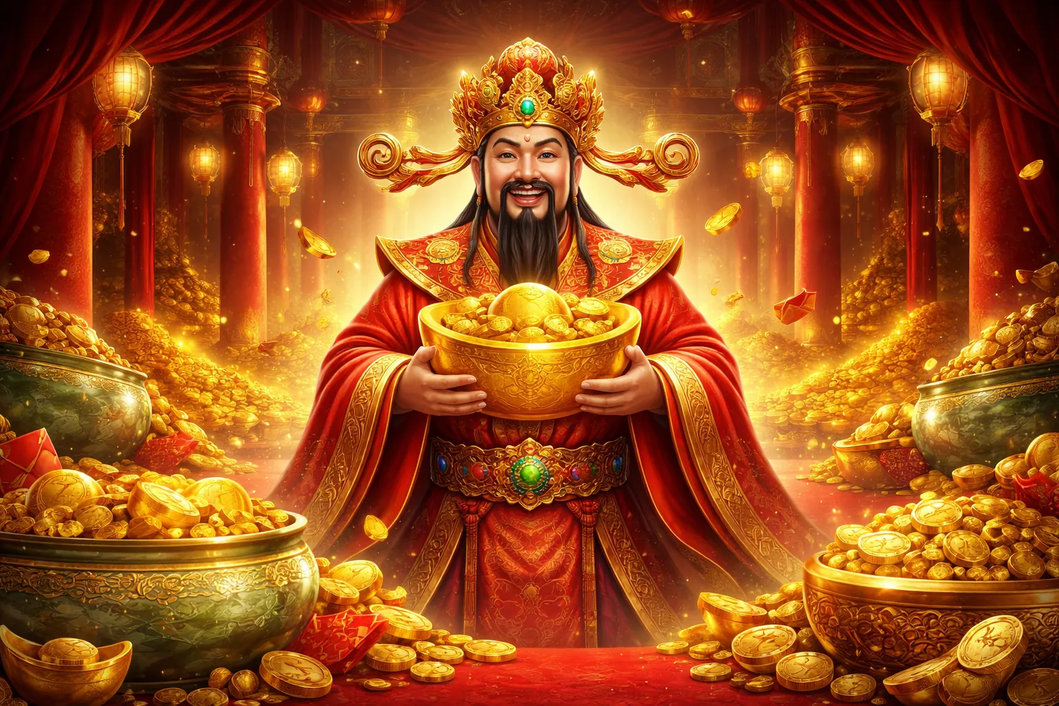 Hình ảnh nền trang tin tức 123b Nổ Hũ với các biểu tượng game slot và ánh sáng rực rỡ